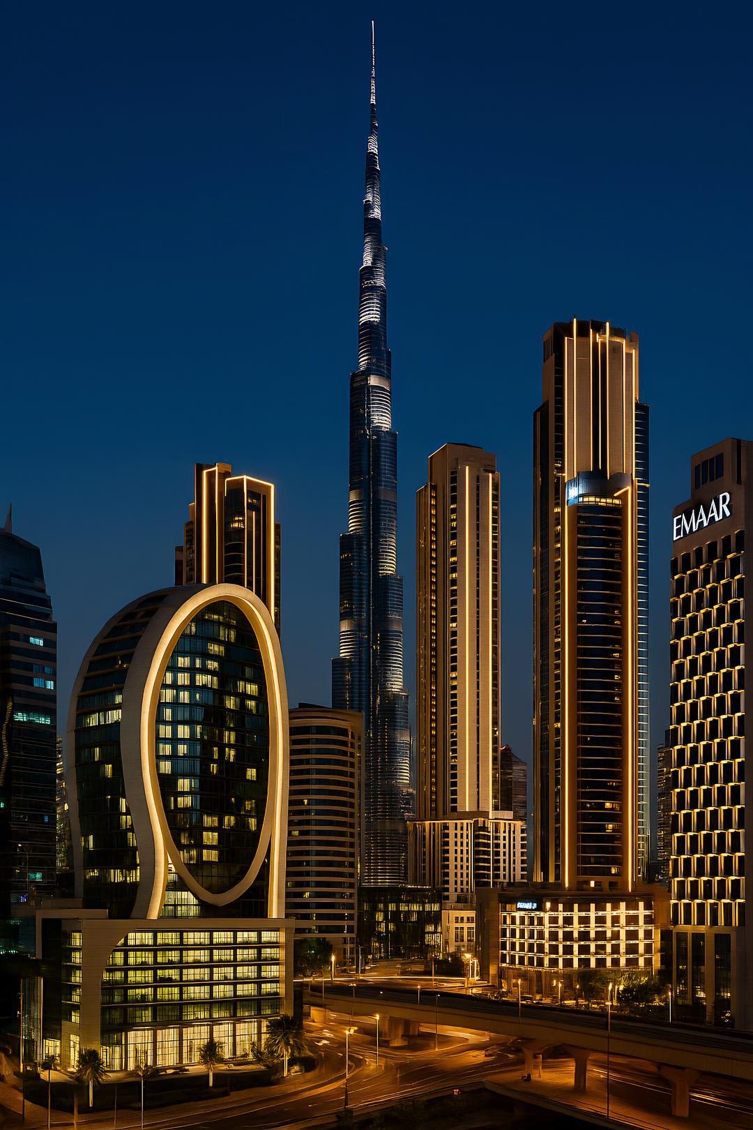 Burj Khalifa Hotel View